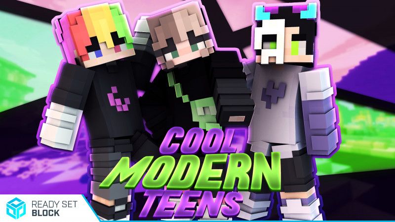Cool Modern Teens on the Minecraft Marketplace by Ready, Set, Block! Cool Modern Teens on the Minecraft Marketplace by Ready, Set, Block!
