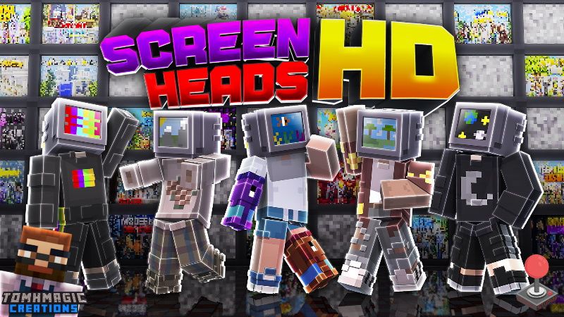 Screen Heads HD on the Minecraft Marketplace by Tomhmagic Creations Screen Heads HD on the Minecraft Marketplace by Tomhmagic Creations