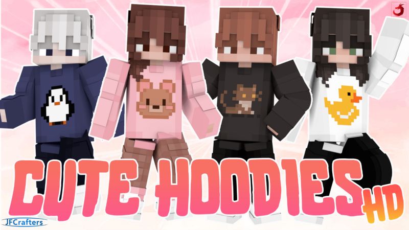 Cute Hoodies HD on the Minecraft Marketplace by JFCrafters Cute Hoodies HD on the Minecraft Marketplace by JFCrafters