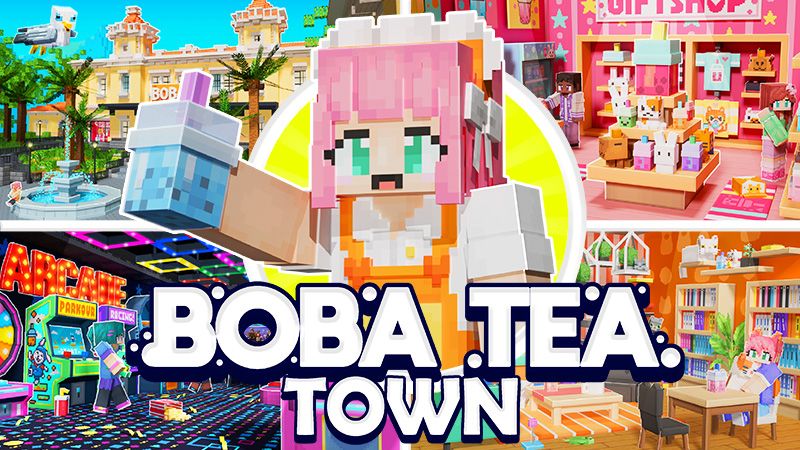 Boba Tea Town on the Minecraft Marketplace by Wonder