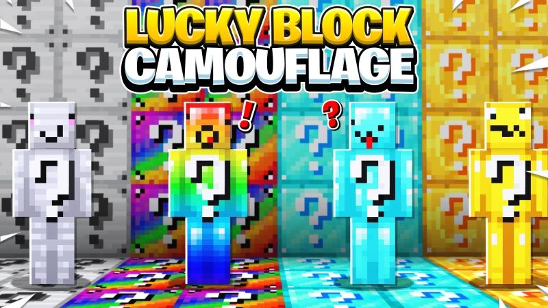 Lucky Block Camouflage on the Minecraft Marketplace by Fall Studios Lucky Block Camouflage on the Minecraft Marketplace by Fall Studios