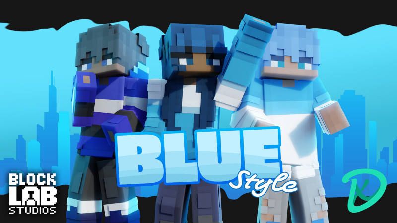 Blue Style on the Minecraft Marketplace by BLOCKLAB Studios Blue Style on the Minecraft Marketplace by BLOCKLAB Studios