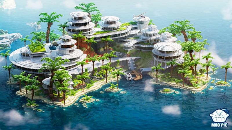 Millionaire Island Resort on the Minecraft Marketplace by Mob Pie Millionaire Island Resort on the Minecraft Marketplace by Mob Pie