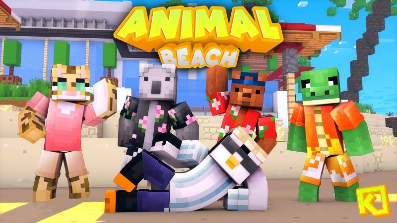 Animal Beach on the Minecraft Marketplace by Kuboc Studios Animal Beach on the Minecraft Marketplace by Kuboc Studios