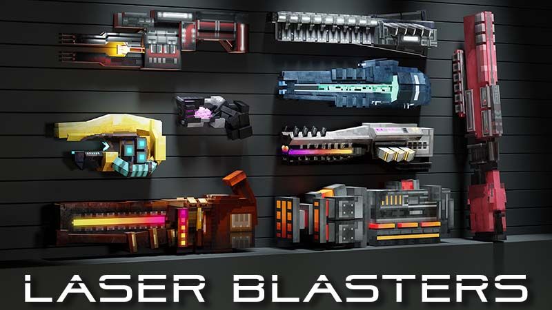 Laser Blasters on the Minecraft Marketplace by 4KS Studios