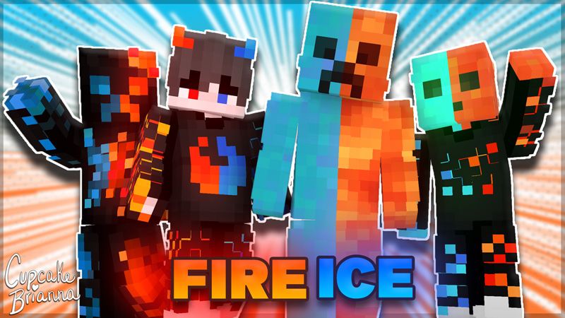 Fire Ice Skin Pack on the Minecraft Marketplace by CupcakeBrianna