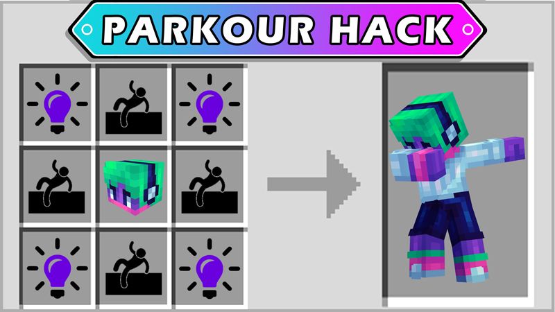Parkour Hack By Pixels Blocks Minecraft Skin Pack Minecraft Marketplace