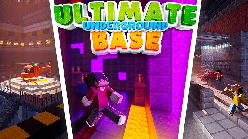 Redstone underground base Minecraft Map