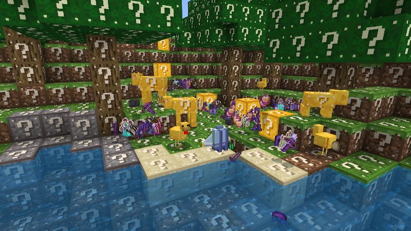 Luckyblock World ++ by Mine-North