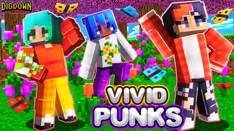 Vivid Punks on the Minecraft Marketplace by Dig Down Studios Vivid Punks on the Minecraft Marketplace by Dig Down Studios