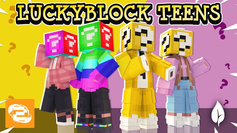 Luckyblock Teens on the Minecraft Marketplace by 2-Tail Productions