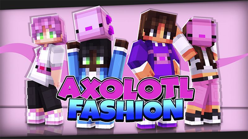 Axolotl Fashion on the Minecraft Marketplace by 2-Tail Productions Axolotl Fashion on the Minecraft Marketplace by 2-Tail Productions