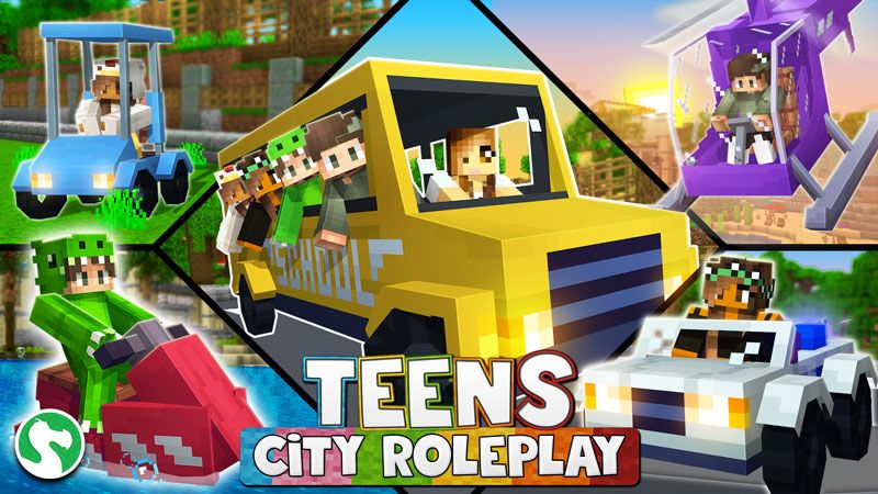 Teens City Roleplay on the Minecraft Marketplace by Dodo Studios