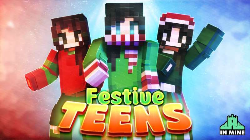 Festive Teens on the Minecraft Marketplace by In Mine Festive Teens on the Minecraft Marketplace by In Mine