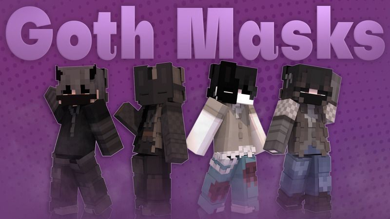Goth Masks on the Minecraft Marketplace by Asiago Bagels