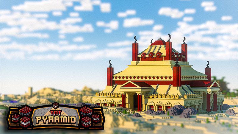 TNT Pyramid on the Minecraft Marketplace by Odyssey Builds TNT Pyramid on the Minecraft Marketplace by Odyssey Builds