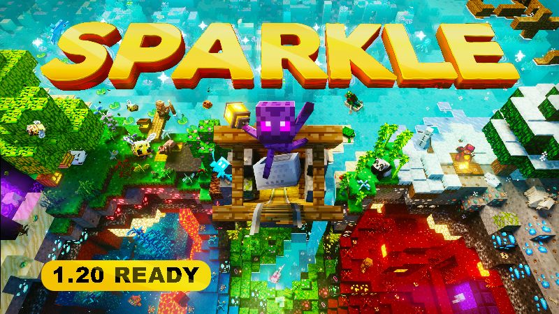 Sparkle Textures on the Minecraft Marketplace by Panascais