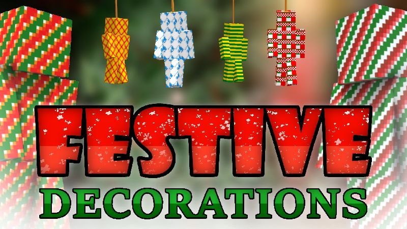 Festive Decorations on the Minecraft Marketplace by CompyCraft