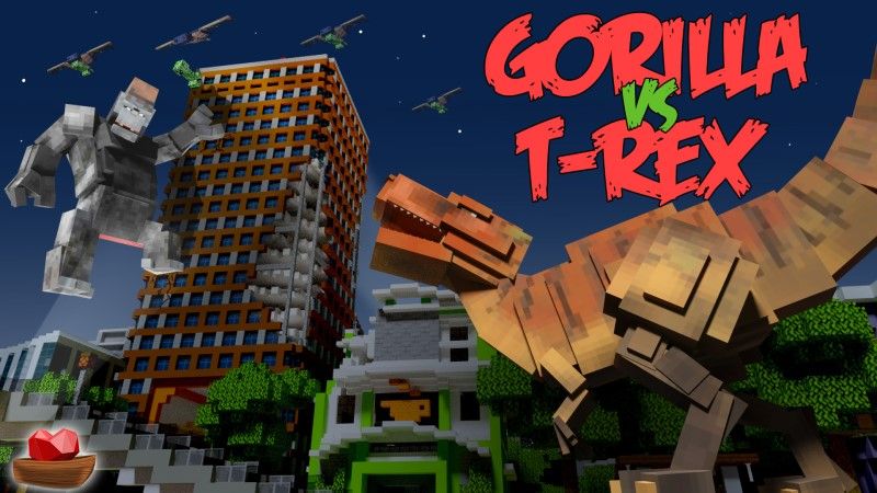 Gorilla vs. T-Rex