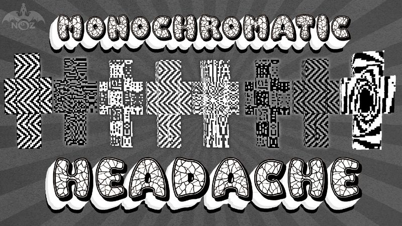 Monochromatic Headache on the Minecraft Marketplace by Dragnoz Monochromatic Headache on the Minecraft Marketplace by Dragnoz