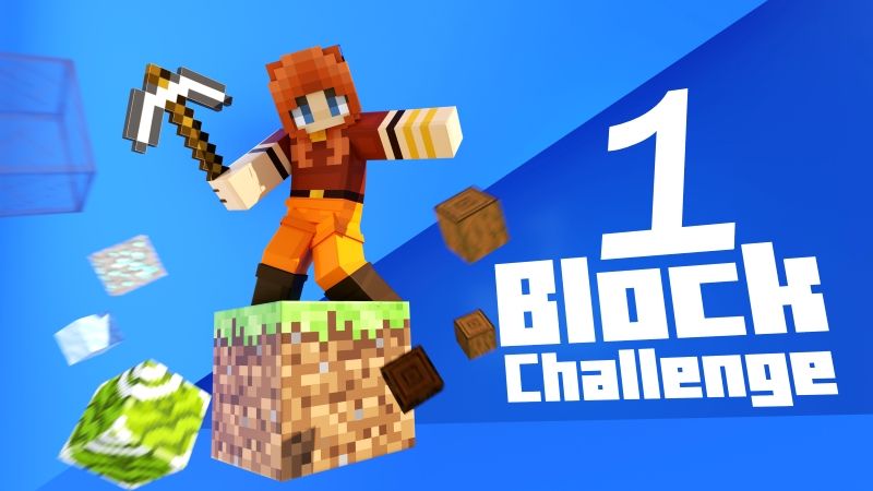 Minecraft But Its One Block 1 Block Challenge By Cubed Creations (Minecraft Marketplace Map) - Minecraft  Marketplace