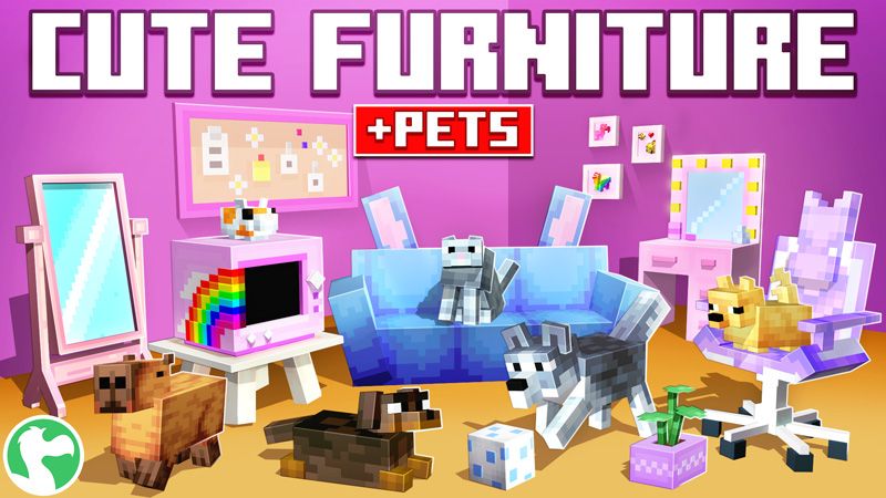 Cute Furniture  Pets on the Minecraft Marketplace by Dodo Studios