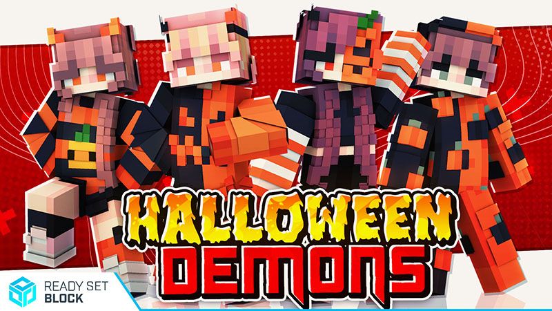 Halloween Demons on the Minecraft Marketplace by Ready, Set, Block!