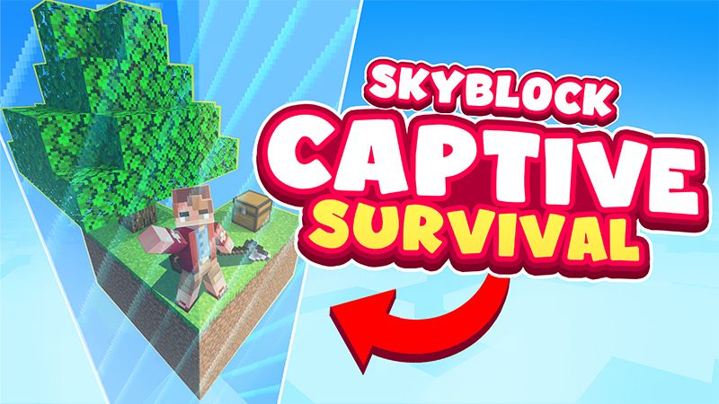 SURVIVAL BUT CAPTIVE SKYBLOCK on the Minecraft Marketplace by Mythicus