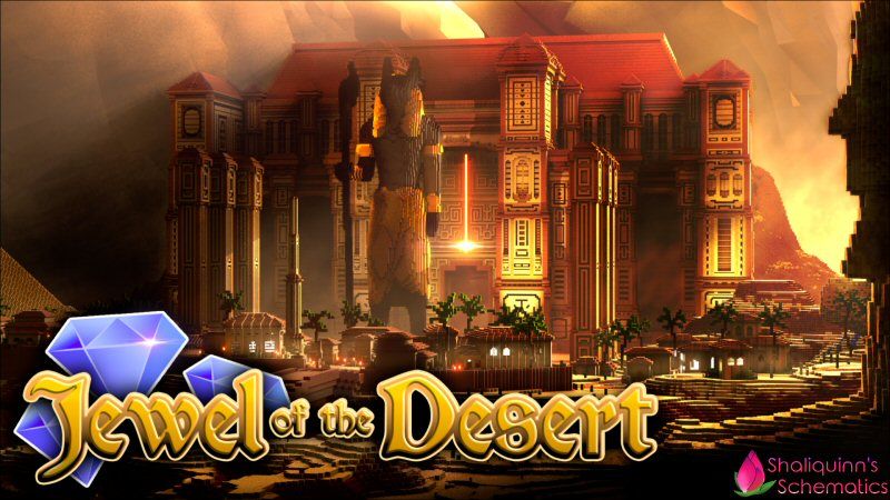 Jewel of the Desert on the Minecraft Marketplace by Shaliquinn's Schematics Jewel of the Desert on the Minecraft Marketplace by Shaliquinn's Schematics