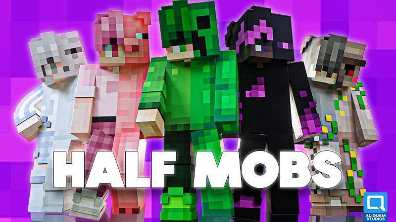 Half Mobs on the Minecraft Marketplace by Aliquam Studios Half Mobs on the Minecraft Marketplace by Aliquam Studios