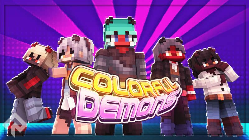 Colorful Demons on the Minecraft Marketplace by RareLoot