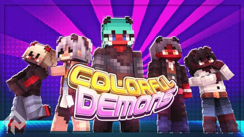 Colorful Demons on the Minecraft Marketplace by RareLoot Colorful Demons on the Minecraft Marketplace by RareLoot