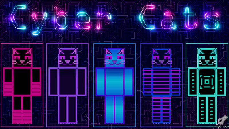 Cyber Cats on the Minecraft Marketplace by Appacado Cyber Cats on the Minecraft Marketplace by Appacado