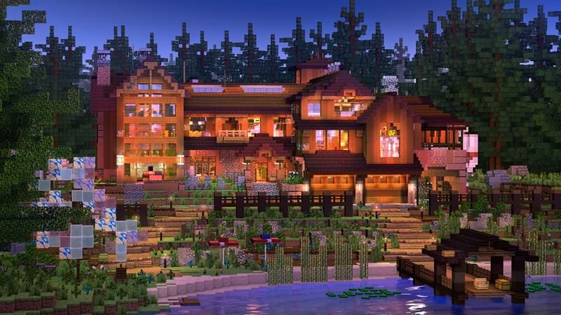 Woodland Cabin on the Minecraft Marketplace by RareLoot Woodland Cabin on the Minecraft Marketplace by RareLoot