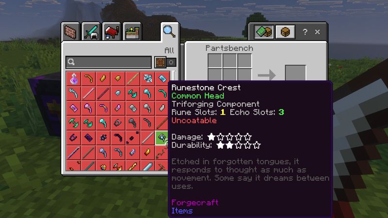 FORGECRAFT: WEAPONS & TOOLS ADD-ON! by Chunklabs