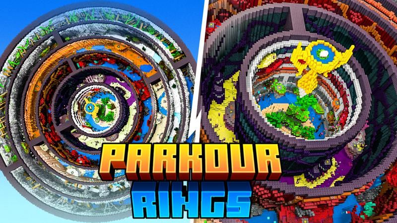 Parkour Rings on the Minecraft Marketplace by Eescal Studios Parkour Rings on the Minecraft Marketplace by Eescal Studios