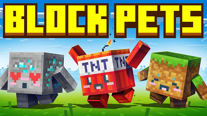 Block Pets on the Minecraft Marketplace by Starfish Studios Block Pets on the Minecraft Marketplace by Starfish Studios