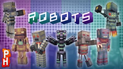 Robots Skin Pack on the Minecraft Marketplace by PixelHeads