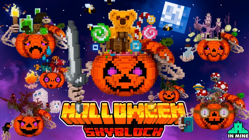 Skyblock Halloween by In Mine (Minecraft Marketplace Map) - Minecraft Marketplace (via 