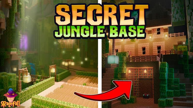 Secret Jungle Base on the Minecraft Marketplace by Magefall
