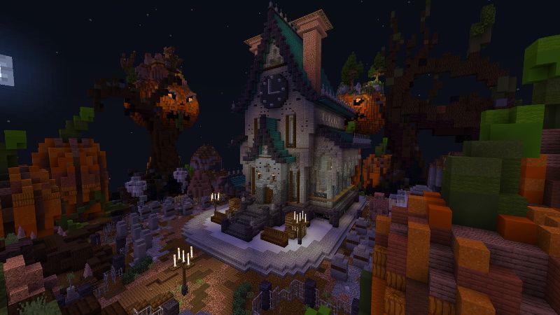 Spooky Skyblock Pumpkins by 4KS Studios