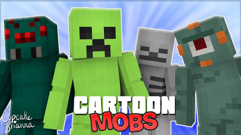 Cartoon Mobs Skin Pack on the Minecraft Marketplace by CupcakeBrianna