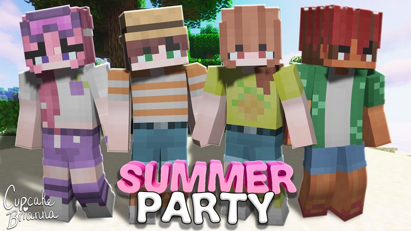 Summer Party Skin Pack on the Minecraft Marketplace by CupcakeBrianna