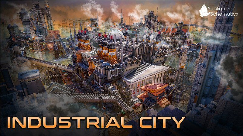Industrial City on the Minecraft Marketplace by Shaliquinn's Schematics