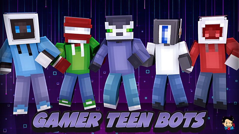 Gamer Teen Bots on the Minecraft Marketplace by Duh Gamer Teen Bots on the Minecraft Marketplace by Duh