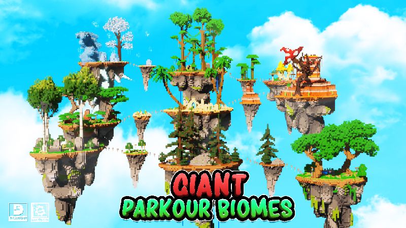 Giant Parkour Biomes on the Minecraft Marketplace by Diluvian