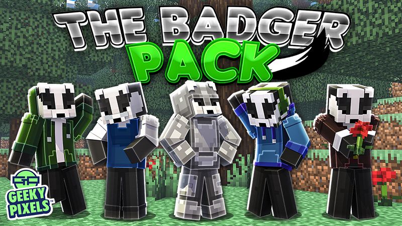 The Badger Pack on the Minecraft Marketplace by Geeky Pixels The Badger Pack on the Minecraft Marketplace by Geeky Pixels