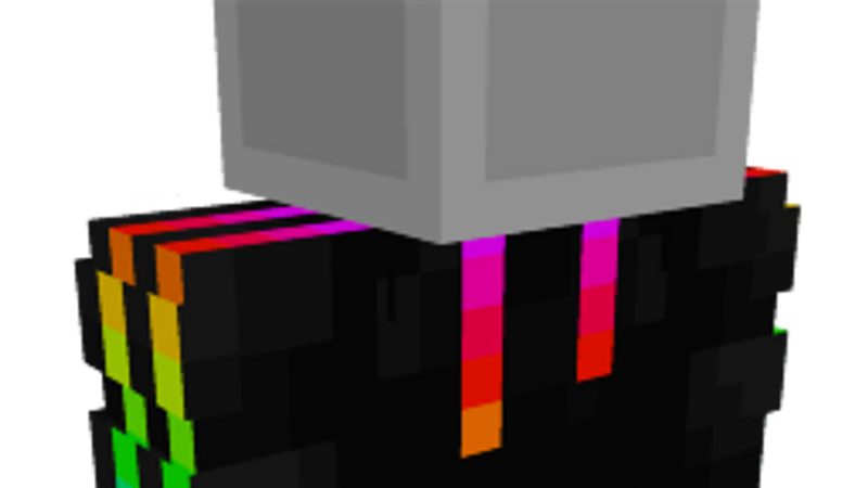 Black Rainbow Hoodie on the Minecraft Marketplace by HorizonBlocks