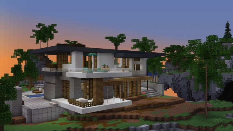 Skyblock Modern Base by In Mine