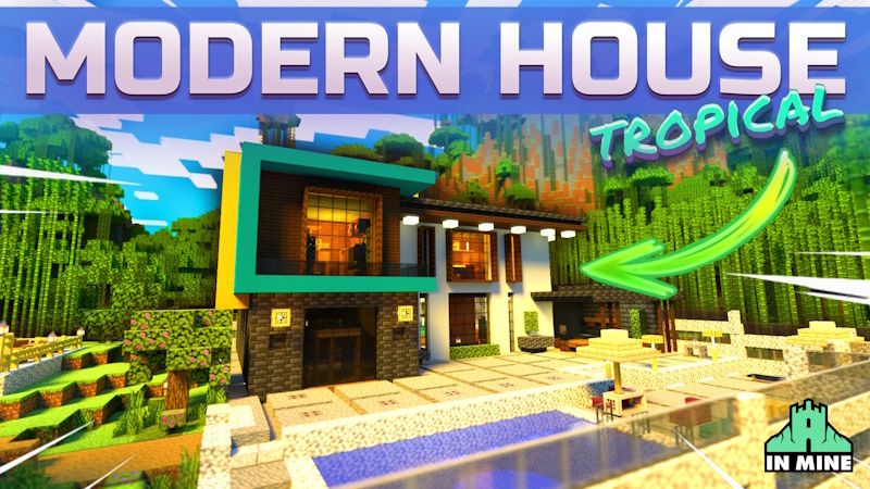 Modern Tropical House on the Minecraft Marketplace by In Mine